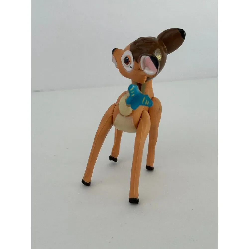 Vintage Disney Bambi Peter Pan The Colonel and Sargent Tibbs McDonalds Toy Lot